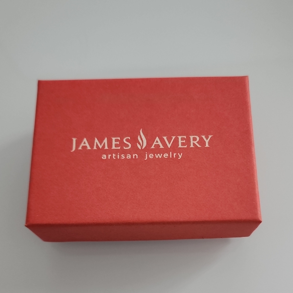 James Avery Silver Spiral Dot Ring - Picture 8 of 9